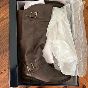 Andrew Geller BRAND NEW Dark Brown Boots